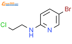 5-溴-N-(2-氯乙基)-2-吡啶胺结构式图片|1496314-21-6结构式图片