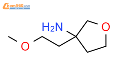 3-(2-methoxyethyl)oxolan-3-amine结构式图片|1498487-77-6结构式图片