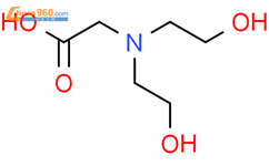 N,N-二羟乙基甘氨酸结构式图片|150-25-4结构式图片