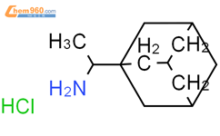 盐酸金刚乙胺结构式图片|1501-84-4结构式图片