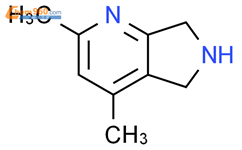 6,7-二氢-2,4-二甲基-5H-吡咯并[3,4-b]吡啶结构式图片|1503776-83-7结构式图片