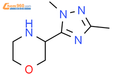 Morpholine, 3-(1,3-dimethyl-1H-1,2,4-triazol-5-yl)-结构式图片|1503802-99-0结构式图片