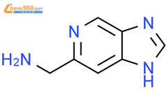 1-{1H-咪唑并[4,5-c]吡啶-6-基}甲胺结构式图片|1507723-91-2结构式图片