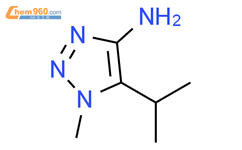 5-异丙基-1-甲基-1H-1,2,3-三唑-4-胺结构式图片|1509608-34-7结构式图片