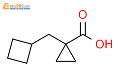 1-(环丁基甲基)环丙烷-1-羧酸结构式图片|1510186-77-2结构式图片