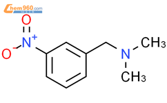 N,N-二甲基-3-硝基苄胺结构式图片|15184-95-9结构式图片