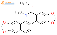 6-甲氧基二氢血根碱结构式图片|151890-26-5结构式图片