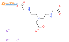 Glycine,N,N-bis[2-[(carboxymethyl)amino]ethyl]-, potassium salt (1:?)结构式图片|152007-82-4结构式图片