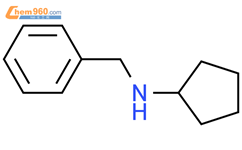 N-苄基-N-环戊胺结构式图片|15205-23-9结构式图片