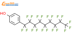 4-(十九氟壬基)-苯酚结构式图片|152735-07-4结构式图片