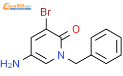 2(1H)-Pyridinone, 5-amino-3-bromo-1-(phenylmethyl)-结构式图片|1529339-21-6结构式图片