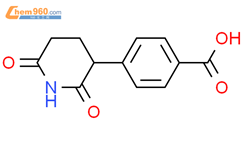 4-(2,6-二氧哌啶-3-基)苯甲酸结构式图片|1531527-98-6结构式图片