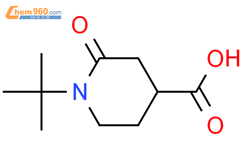 1-tert-butyl-2-oxopiperidine-4-carboxylic acid结构式图片|1531801-20-3结构式图片
