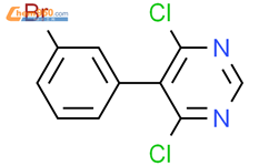 5-​(3-​溴苯基)​-​4.​6-​二氯-嘧啶