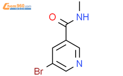 5-溴-N-甲基烟酰胺结构式图片|153435-68-8结构式图片
