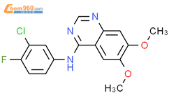 O-Desmorpholinopropyl-O-methyl-gefitinib结构式图片|153437-78-6结构式图片