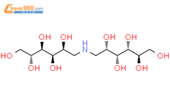 Glucitol,1,1'-iminobis[1-deoxy-结构式图片|15351-31-2结构式图片