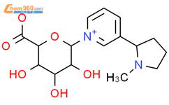尼古丁N-葡糖苷酸结构式图片|153536-53-9结构式图片