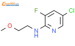 2-Pyridinamine, 5-chloro-3-fluoro-N-(2-methoxyethyl)-结构式图片|1536802-55-7结构式图片