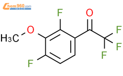 1-(2,4-二氟-3-甲氧基苯基)-2,2,2-三氟乙酮结构式图片|1537159-64-0结构式图片
