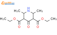 diethyl 2,6-dimethyl-4-oxopiperidine-3,5-dicarboxylate结构式图片|15409-98-0结构式图片