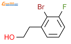 2-溴-3-氟苯乙醇结构式图片|1541817-91-7结构式图片