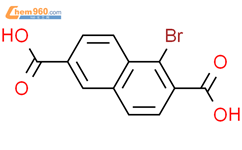 2,6-Naphthalenedicarboxylic acid, bromo-结构式图片|154397-37-2结构式图片