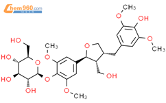 5,5'-二甲氧基香烟醇4-O-葡萄糖苷结构式图片|154418-16-3结构式图片