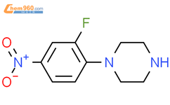 1-(2-氟-4-硝基苯基)哌嗪结构式图片|154590-33-7结构式图片