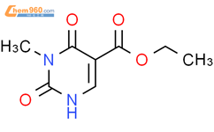 3-甲基-2,4-二氧代-1H-嘧啶-5-羧酸乙酯结构式图片|154942-22-0结构式图片