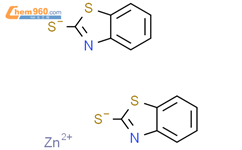 2-硫醇基苯并噻唑锌盐结构式图片|155-04-4结构式图片