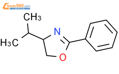 恶唑，4,5-二氢-4-（1-甲基乙基）-2-苯基-（4S）-结构式图片|155049-17-5结构式图片