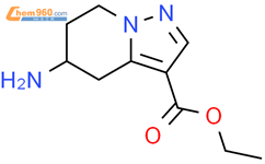 Pyrazolo[1,5-a]pyridine-3-carboxylic acid, 5-amino-4,5,6,7-tetrahydro-, ethyl ester结构式图片|1551656-63-3结构式图片
