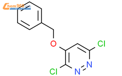 4-（苄氧基）-3,6-二氯哒嗪结构式图片|1553904-41-8结构式图片