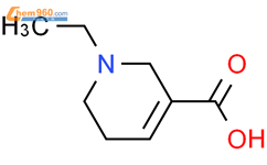 3-吡啶羧酸，1-乙基-1,2,5,6-四氢-结构式图片|155394-42-6结构式图片