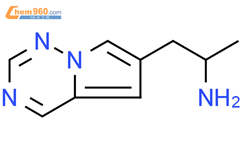 1-{pyrrolo[2,1-f][1,2,4]triazin-6-yl}propan-2-amine结构式图片|1554481-88-7结构式图片