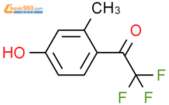 2,2,2-三氟-1-(4-羟基-2-甲基苯基)乙酮结构式图片|1554935-86-2结构式图片