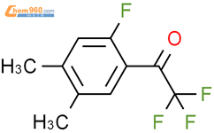 2,2,2-三氟-1-(2-氟-4,5-二甲基苯基)乙酮结构式图片|1556264-92-6结构式图片