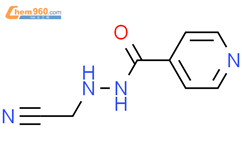 4-Pyridinecarboxylicacid, 2-(cyanomethyl)hydrazide结构式图片|15563-07-2结构式图片