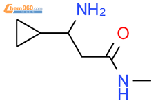 Cyclopropanepropanamide, β-amino-N-methyl-结构式图片|1557837-02-1结构式图片