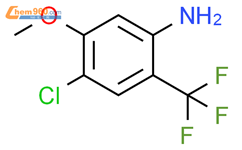 4-氯-5-甲氧基-2-(三氟甲基)苯胺结构式图片|1558046-40-4结构式图片