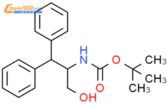 N-叔丁氧羰基-3-苯基-L-苯丙氨醇结构式图片|155836-47-8结构式图片