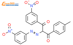 1,3-Propanedione,1-(4-methylphenyl)-3-(3-nitrophenyl)-2-[(3-nitrophenyl)azo]-结构式图片|155839-79-5结构式图片