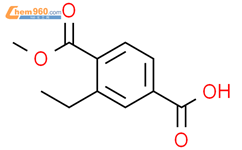 1,4-Benzenedicarboxylic acid, 2-ethyl-, 1-methyl ester结构式图片|1561780-35-5结构式图片
