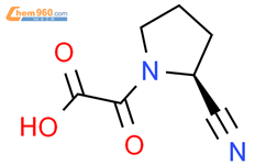 (2S)-2-氰基-α-氧代-1-吡咯烷乙酸结构式图片|1563006-65-4结构式图片