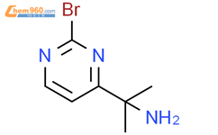 2-(2-bromopyrimidin-4-yl)propan-2-amine结构式图片|1563529-32-7结构式图片
