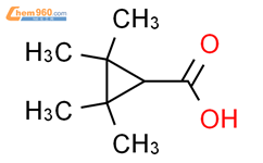 2,2,3,3-四甲基环丙烷羧酸结构式图片|15641-58-4结构式图片