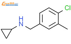 Benzenemethanamine, 4-chloro-N-cyclopropyl-3-methyl-