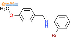 2-溴-N-(4-甲氧基苄基)苯胺结构式图片|156643-23-1结构式图片