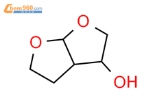 (3R,3aS,6aR)-六氢呋喃并[2,3-b]呋喃-3-醇结构式图片|156928-09-5结构式图片